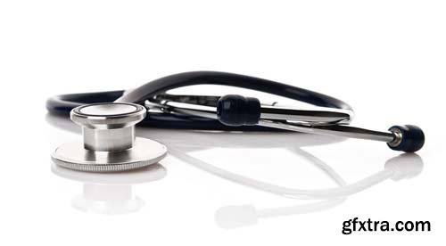 Medical Stethoscope Isolated - 7xJPGs