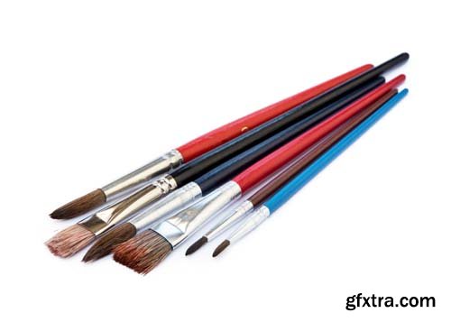 Paint Brushes Isolated - 10xJPGs