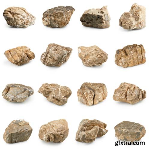 Rock Stone Isolated - 20xJPGs