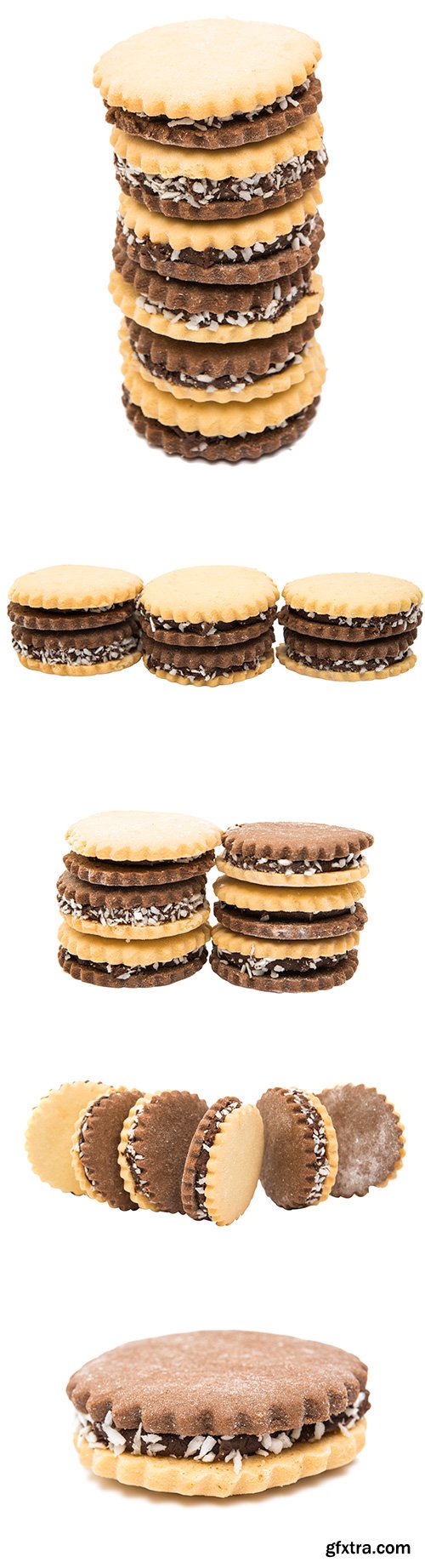 Sandwich Cookies With Chocolate - 12xJPGs