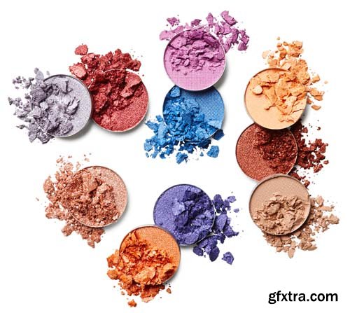 Set Of Eye Shadow Isolated - 20xJPGs