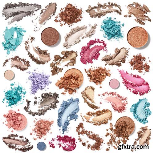 Set Of Eye Shadow Isolated - 20xJPGs