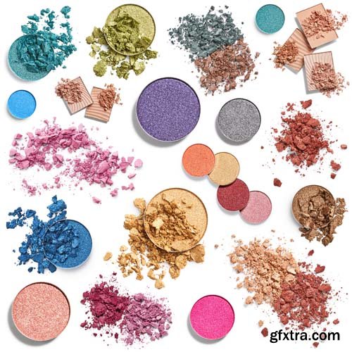 Set Of Eye Shadow Isolated - 20xJPGs