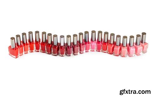 Set Of Nail Polish Isolated - 20xJPGs