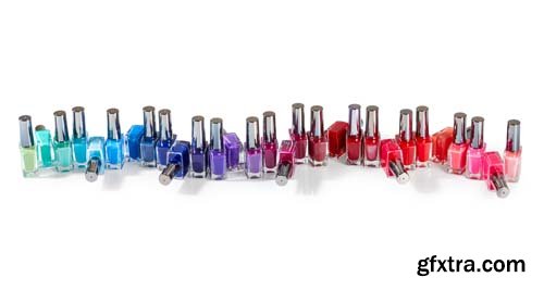 Set Of Nail Polish Isolated - 20xJPGs