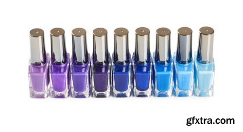 Set Of Nail Polish Isolated - 20xJPGs