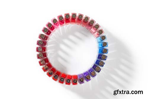 Set Of Nail Polish Isolated - 20xJPGs