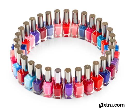 Set Of Nail Polish Isolated - 20xJPGs