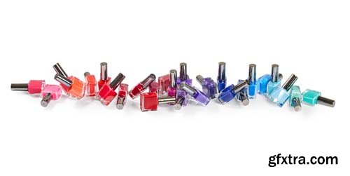 Set Of Nail Polish Isolated - 20xJPGs