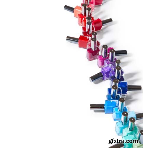 Set Of Nail Polish Isolated - 20xJPGs