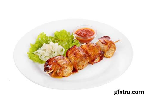 Shish Kebap Isolated - 13xJPGs