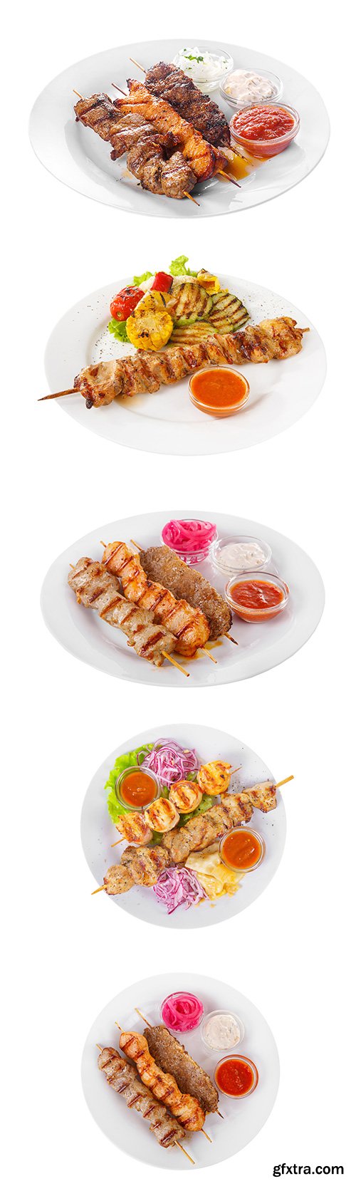 Shish Kebap Isolated - 13xJPGs