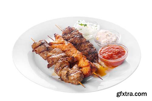 Shish Kebap Isolated - 13xJPGs