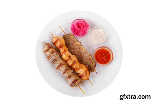 Shish Kebap Isolated - 13xJPGs