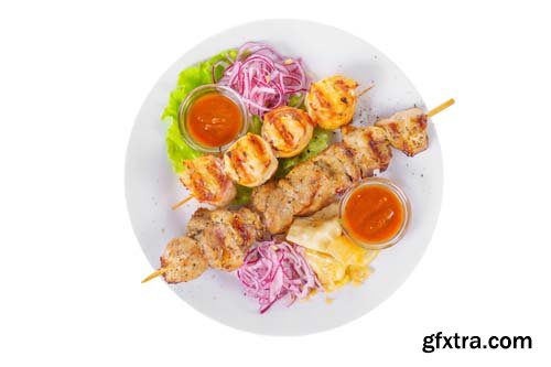 Shish Kebap Isolated - 13xJPGs