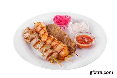 Shish Kebap Isolated - 13xJPGs