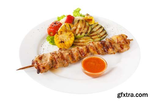 Shish Kebap Isolated - 13xJPGs