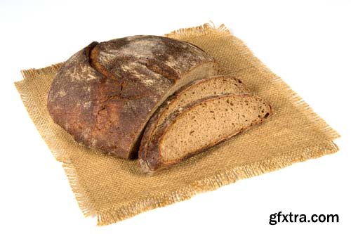 Sliced Bread Isolated - 8xJPGs