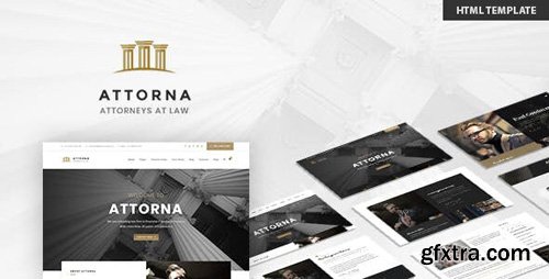 ThemeForest - Attorna v1.0 - Lawyer & Attorney HTML Template - 23686422