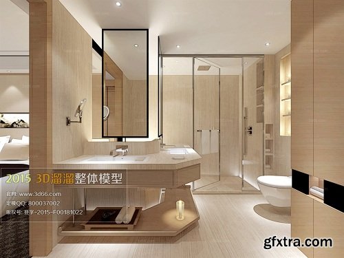 Modern Bathroom Interior Scene 20