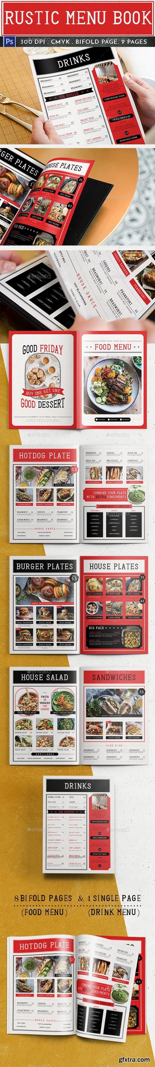 GraphicRiver - Rustic Menu Book 23238660