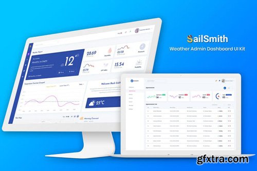 SailSmith - Weather Admin Dashboard UI Kit