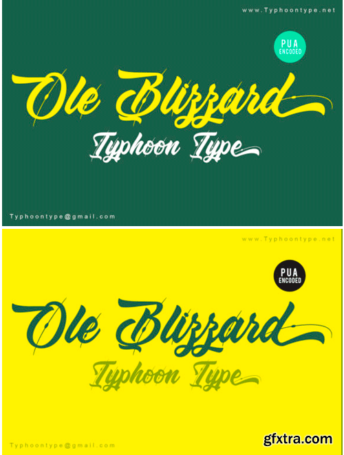 Ole Blizzard Font