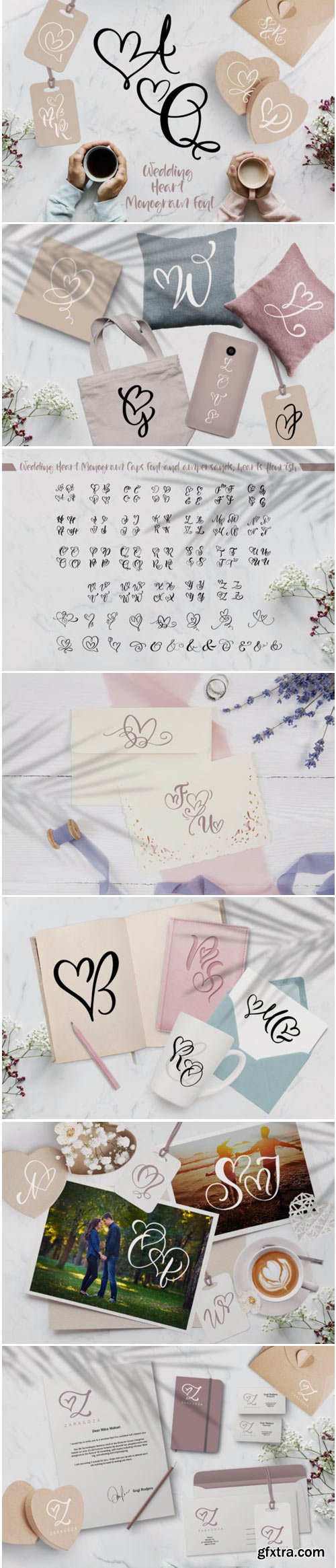 Wedding Heart Font