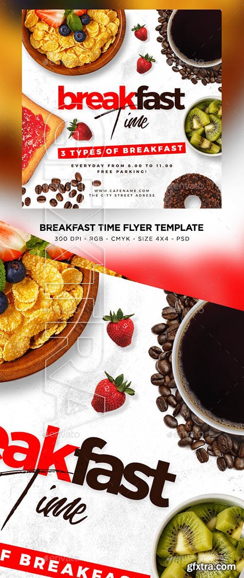 GraphicRiver - Breakfast Time Flyer 23811434