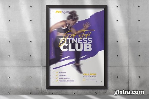 Fitness Gym Poster Template