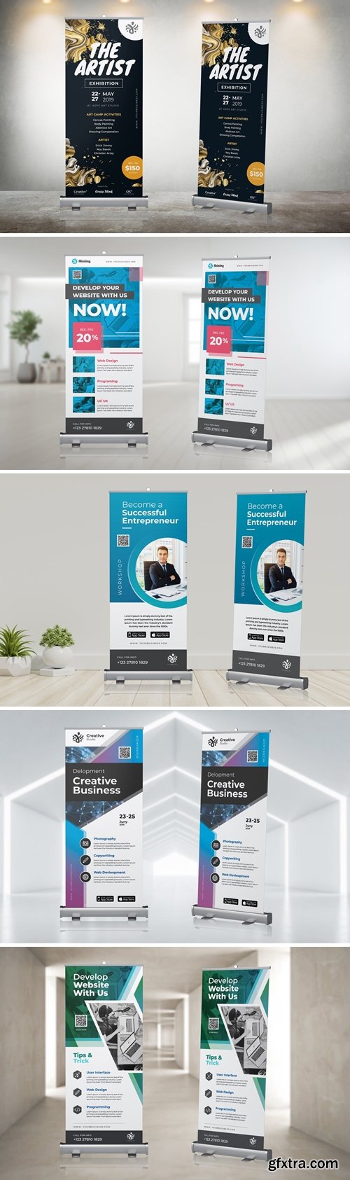 Roll Up Banner Bundle