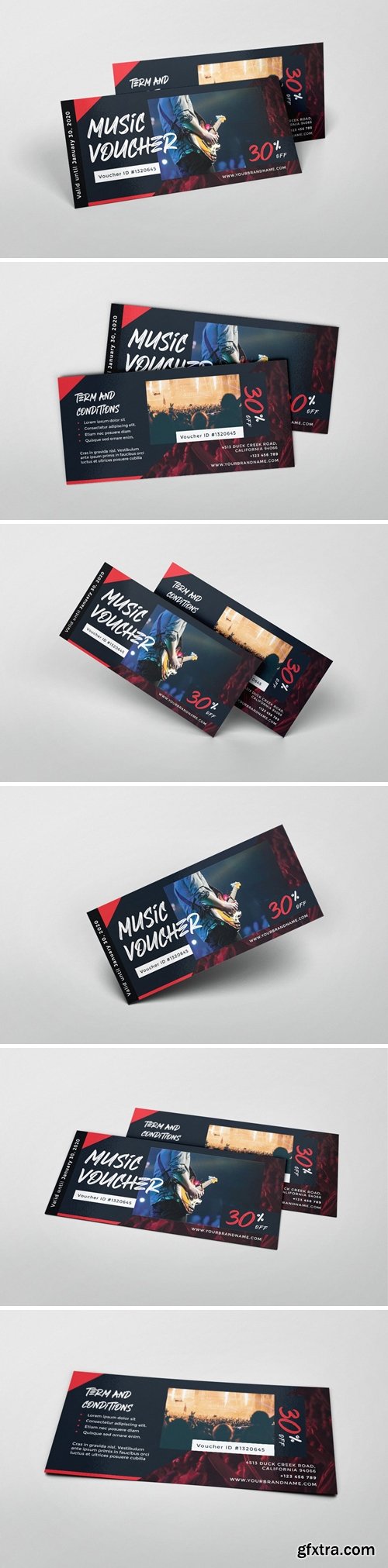 Music Concert AI and PSD Gift Voucher