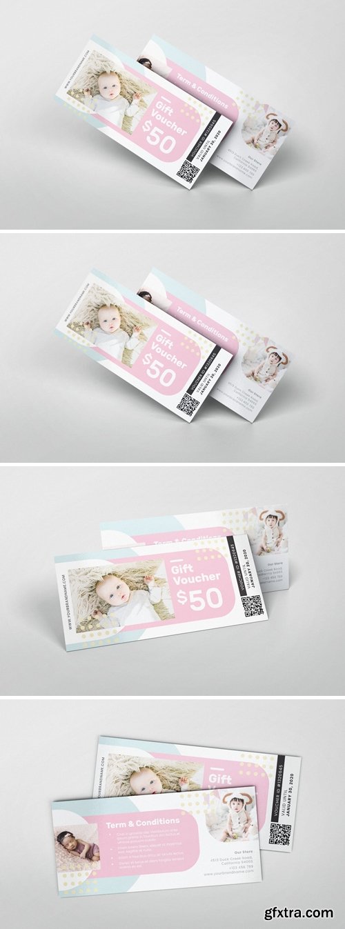 Baby Shop AI and PSD Gift Voucher