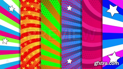 80's Pop Background Pack 240049