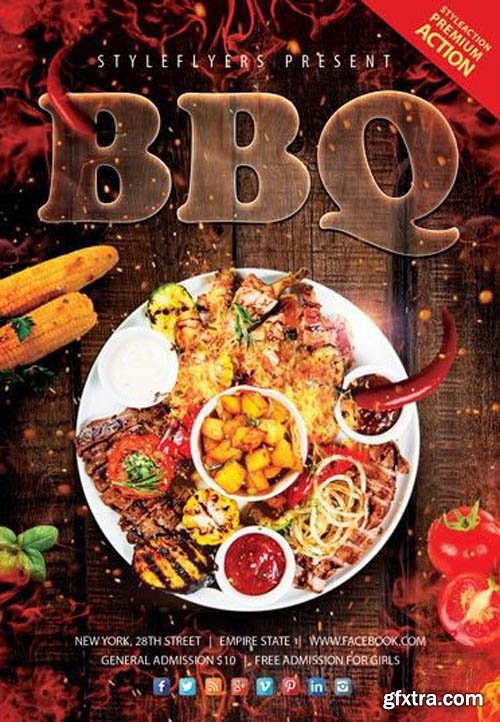 BBQ V9 2019 PSD Flyer Template