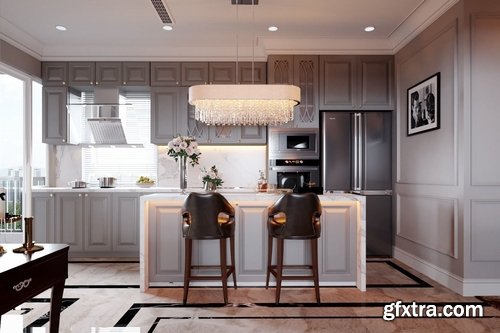 Cgtrader - Luxury Apartment Design 2 3D model