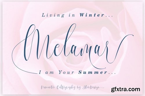 Melamar - Romantic Calligraphy Font