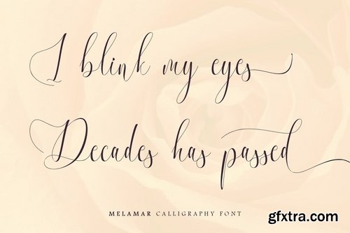 Melamar - Romantic Calligraphy Font