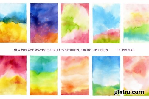 Abstract Watercolor Backgrounds