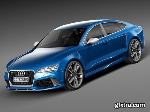 Audi RS7 Sportback performance 2016 3D Model