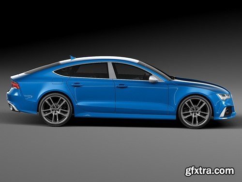 Audi RS7 Sportback performance 2016 3D Model