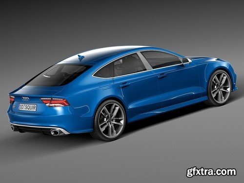 Audi RS7 Sportback performance 2016 3D Model