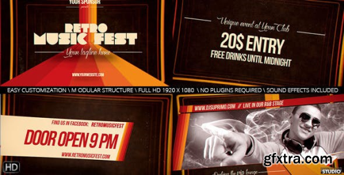 VideoHive Retro Music Festival 7814088