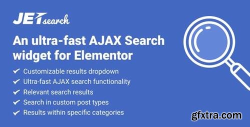 CodeCanyon - JetSearch v1.1.3 - An ultra-fast AJAX Search widget for Elementor - 23163509
