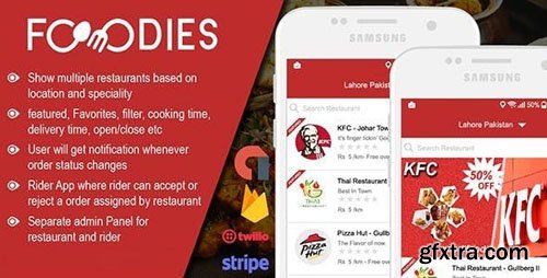 CodeCanyon - Foodies - Restaurant Food Delivery & Ordering System With Delivery Boy - Android v1.0.4 - 23305028