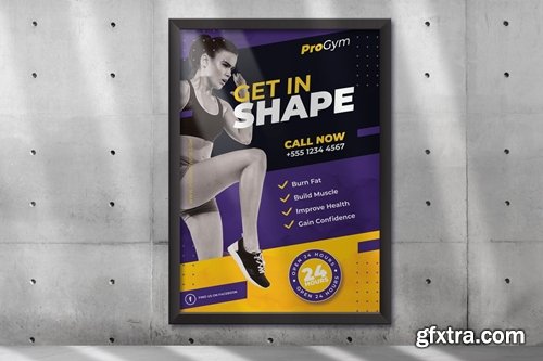 Gym & Fitness Flyer Template