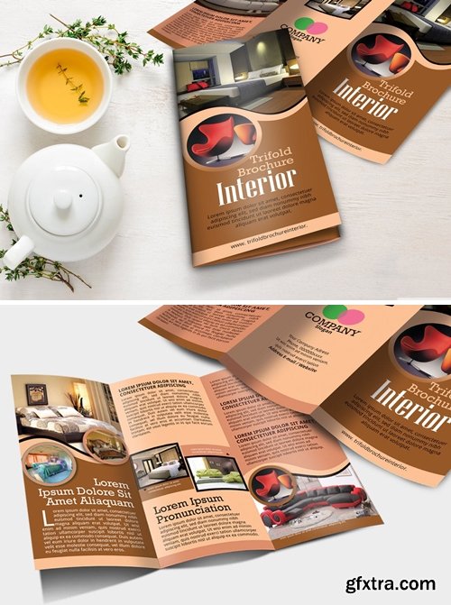 Interior Tri Fold Brochuree Template Vol 1