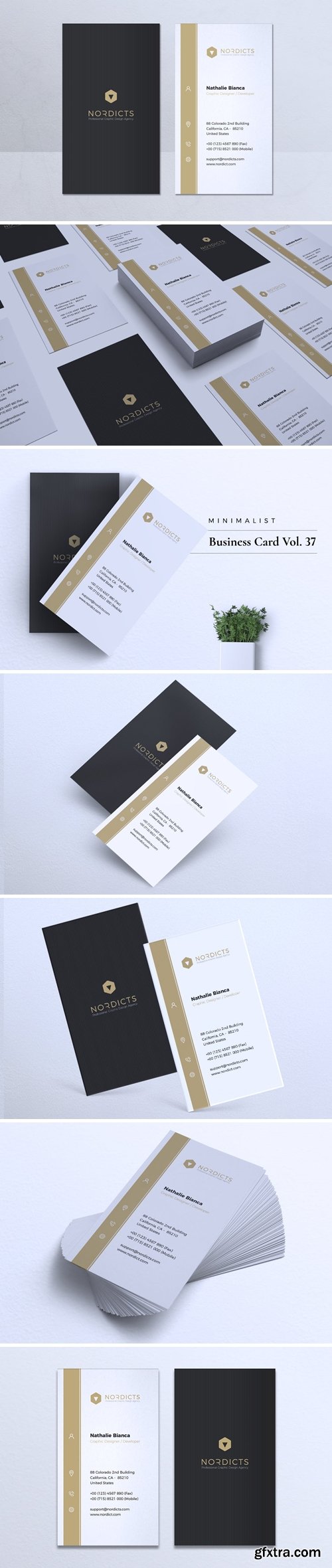 Minimalist Business Card Vol. 37