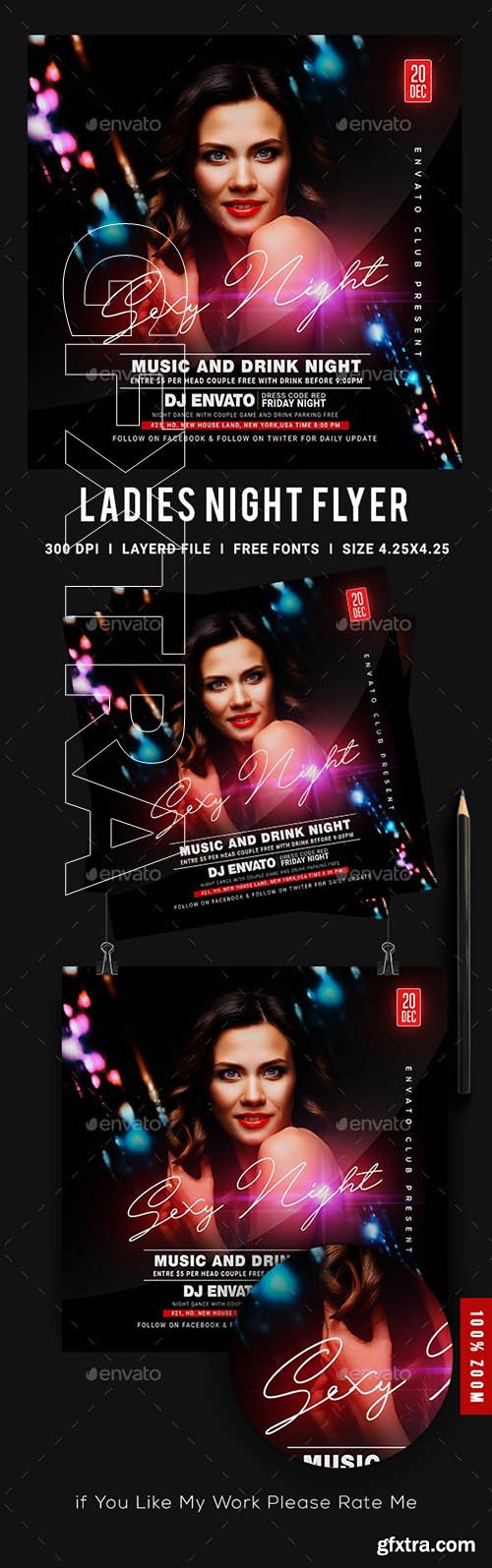 GraphicRiver - Ladies Night Club Flyer 23832609