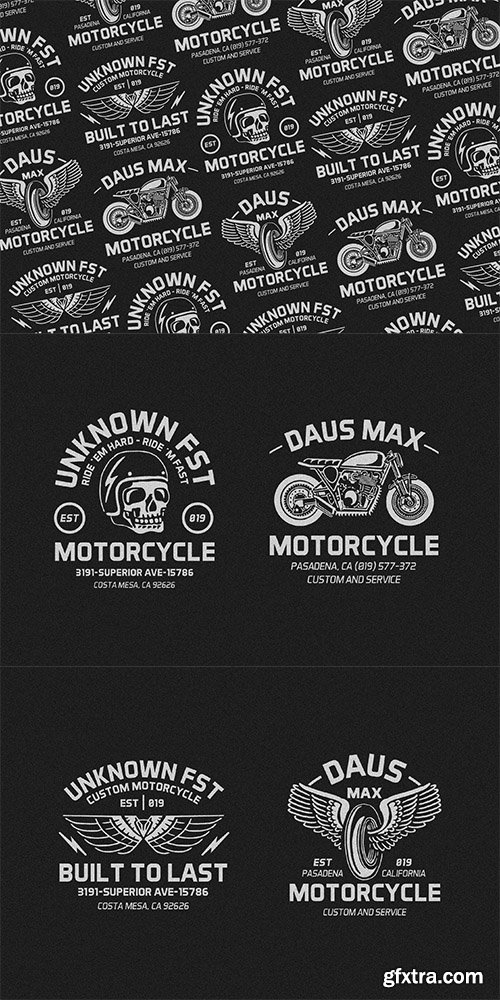 Motorcycle Badges Logo